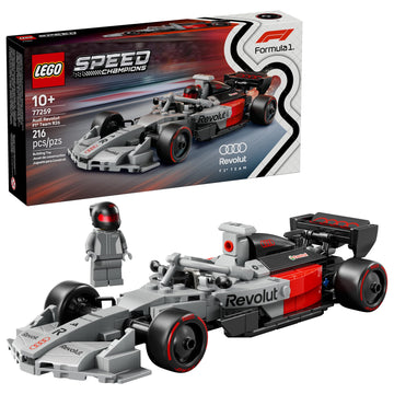 LEGO Speed Champions Audi Revolut F1 Team R26 Race Car Toy - Building Sets for Boys & Girls, Ages 10+ - F1 Car Kit for Display or Play - Gift