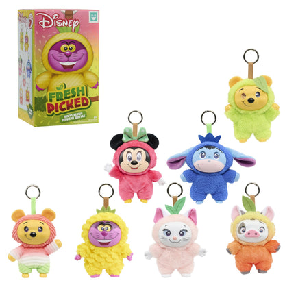 HAPPY HAUL Disney Fresh Picked Blind Box Plush Collectible Toy, Vinyl-Faced Plush Clip-On in Fruit Onesie, 5.25-Inch Stuffed Toy, Short-Run Drop, Ages