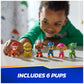 Paw Patrol: Rescue Wheels, 6-Pack Pup Squad Action Figure Gift Set, Under 2-Inch Figures, Kids Toys for Boys & Girls Ages 3 and Up
