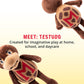 PLUSHIBLE Bridging Miles with Smiles 14" Maryland Testudo Plush Doll - Soft Rag Doll Mascot for College Football Fans, Sports-Themed Plush Figure