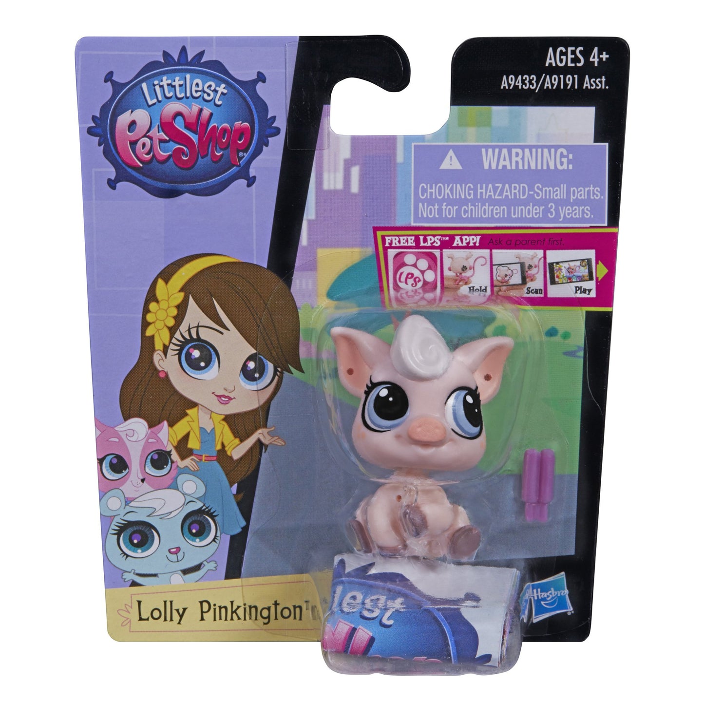 Littlest Pet Shop Get The Pets Single Pack Lolly Pinkington Doll