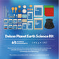 Discovery™ Planet Earth Science Kit - 65 Experiment STEM Lab for Kids| Includes DIY Volcano, Tornado, Fossils, Crystals, & Slime| Geology, Chemistry