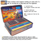 CMS MAGNETICS - (156-Piece Multi-Color Magnet Building Toy Tin Box Case Construction Sticks Set STEM Educational Learning Activity for Brain
