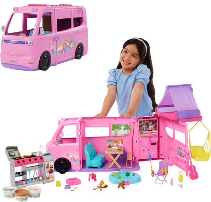 Barbie Dream Camper Playset, Featuring Camping Accessories