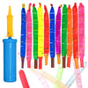 Carykon 200PCS Rocket Balloons Holiday Party Decoration Screaming Balloons rocket balloons with pump