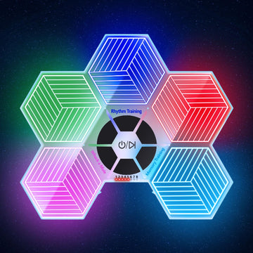 ETPlanet Light Up Memory Game Handheld Electronic Toys with Lights and Sound Effects, Smart Multi-Function Desktop Metronome, Puzzle Memory Rhythm