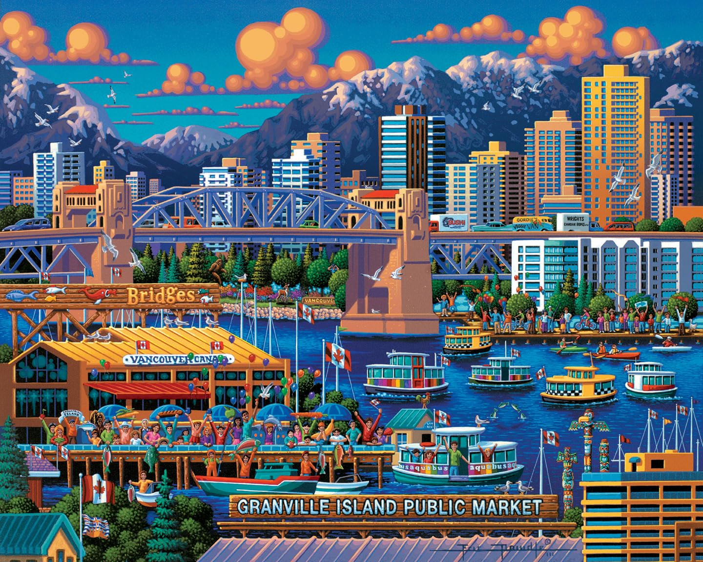 Dowdle Personal Puzzle - Granville Island - 210 Piece