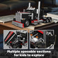 Mould King 10037 Semi Truck Building Set, Flatbed Truck Toy with 10 Wheels, Collectible Car Model to Build and Display, Creative Gift for Adult (1797