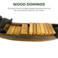 Rivers Edge Products Canoe Dominos Set, 10", 2-10 Players