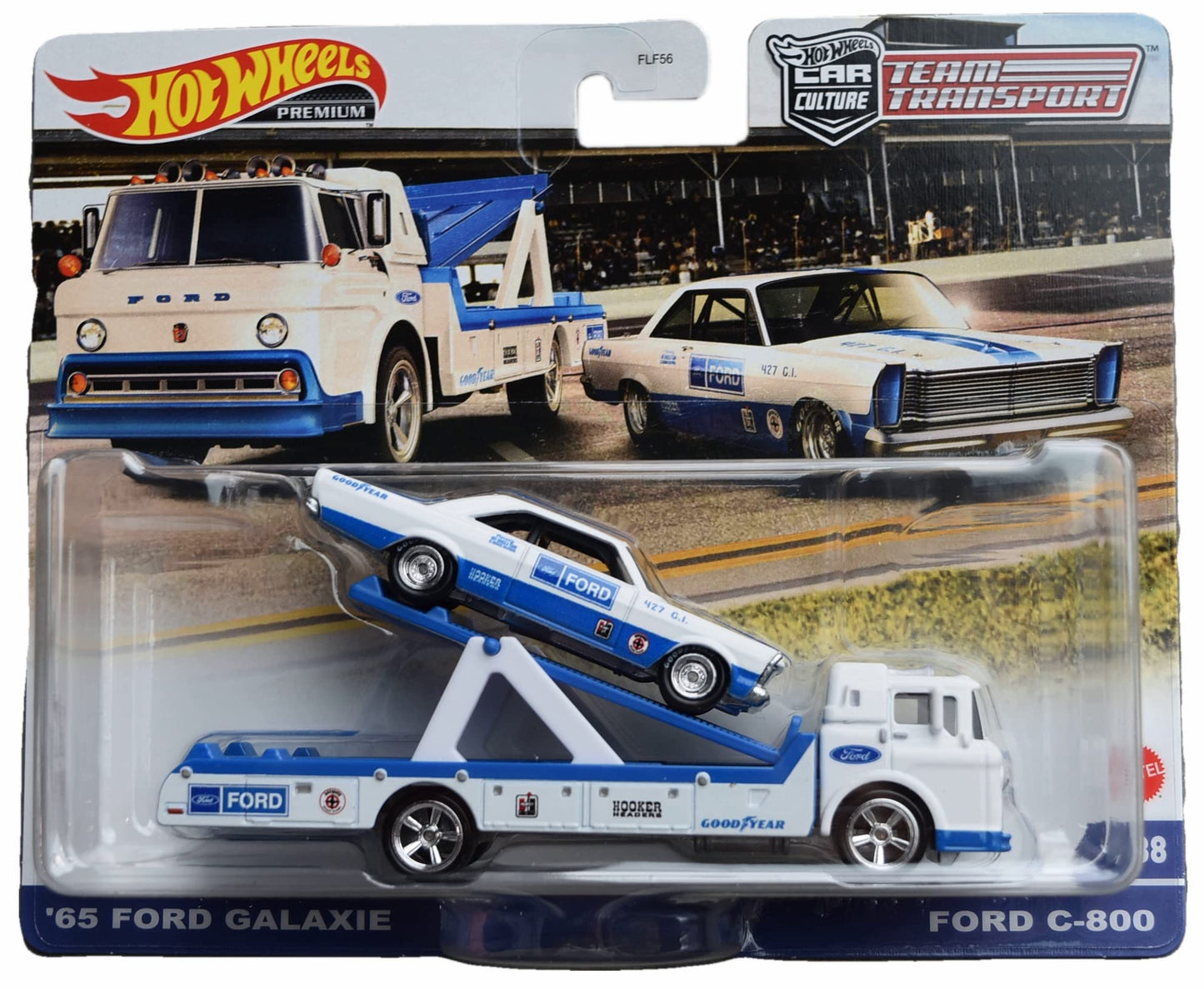Hot Wheels '65 Ford Galaxie C-800 - Team Transport