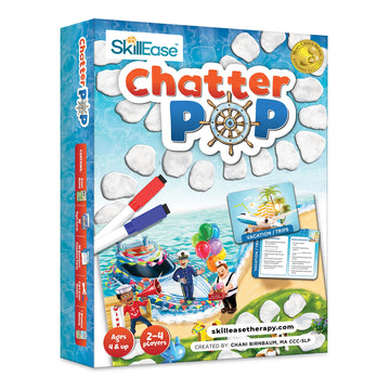 SkillEase Chatter Pop Social Skills Game to Think About Others, Speech Therapy Materials, Therapy Games, Educational, Social Emotional Learning