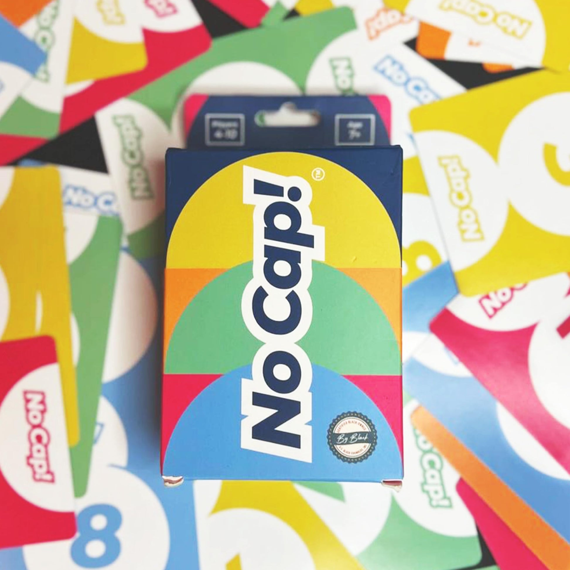 No Cap! - Funny Party Game for Adults, Teens & Families | Laugh-Out-Loud Team Card Game with Secret Signals & Bluffing | Perfect, Stocking Stuffer, or