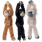 The Petting Zoo, Monkey Stuffed Animals, Plush Toys for Girls and Boys, Hanging Plush Monkey, Brown 11 inch