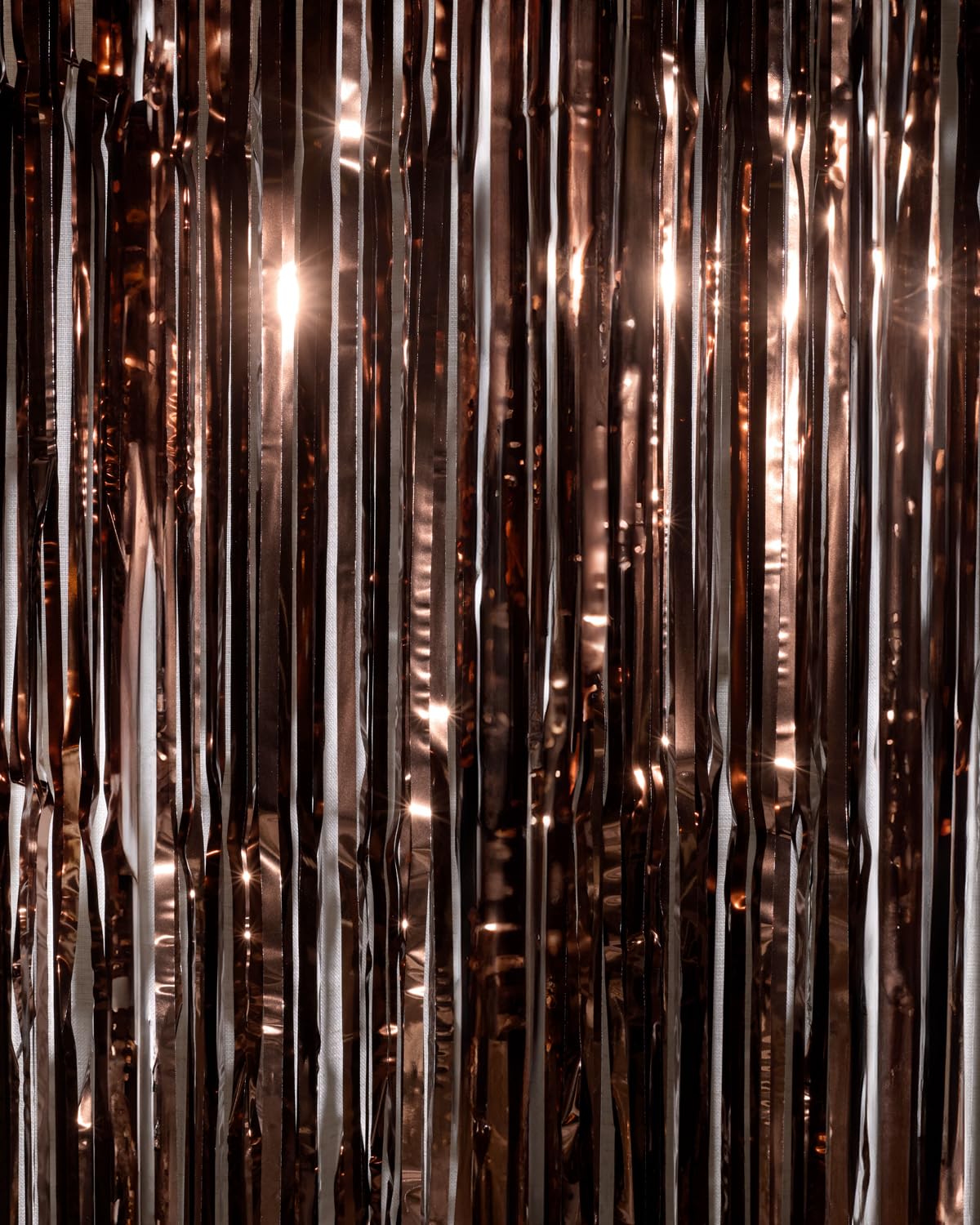xo, Fetti 2pk Brown Party Curtain | Espresso Martini Fringe Birthday Decor