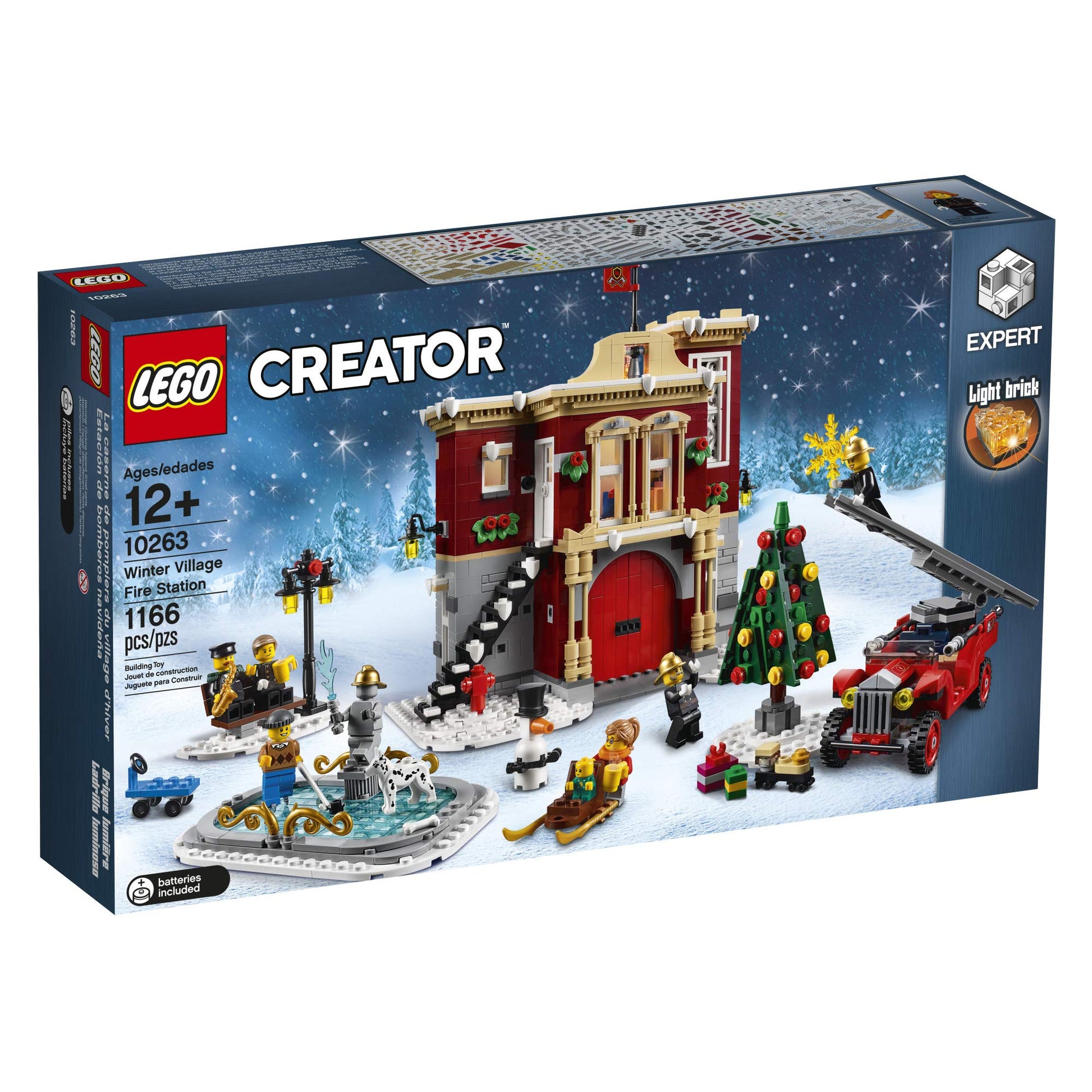 LEGO Creator Expert Winter Village Fire Station 10263 Building Kit (1166 Pieces)