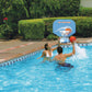 Poolmaster Classic Pro Rebounder Poolside Basketball Hoop Set For Swimming Pool Games