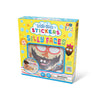 Buddy & Barney: Silly Faces Bath Time Stickers - 36 Reusable Foam Stickers & Mesh Storage Bag, Mix & Match, Fun Tub & Water Toy, Toddlers & Kids Age
