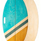 Balance Board Indoor Surfboard Surf Style Home Fitness with Wheel for Exercise, Athletic Training and Board Sports - Fun Workout Equipment