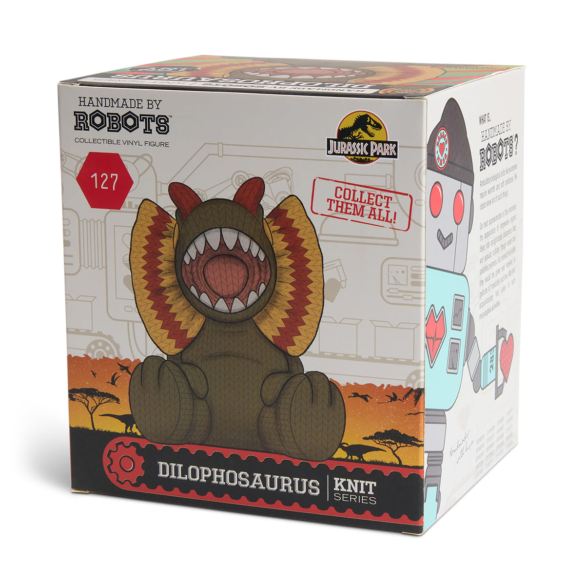 Handmade by Robots - Jurassic Park - Dilophosaurus #127