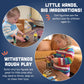 Creative Minds Marvel Education Diverse Abilities Toy Figure Set for Kids Ages 3+, Set of 6 Inclusive Toy Figurines with Wheelchairs, Canes, and More