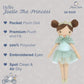 MON AMI Joelle Princess Pocket Doll, 10-Inch Plush Collectible Girls