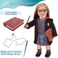 ebuddy 18 Inch Doll Clothes 10Pcs Magical School Outfit, Doll Costume with Wand & Glasses, Gift for Girls (No Doll)