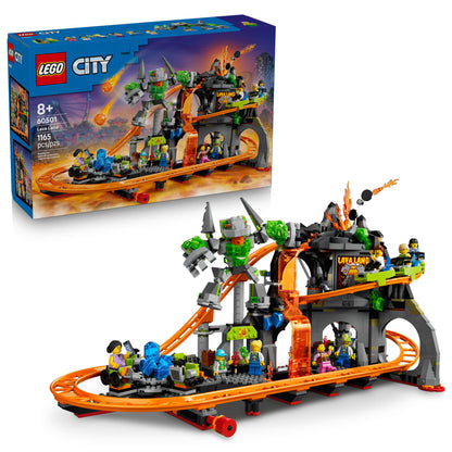 LEGO City Lava Land Roller Coaster Park 60501