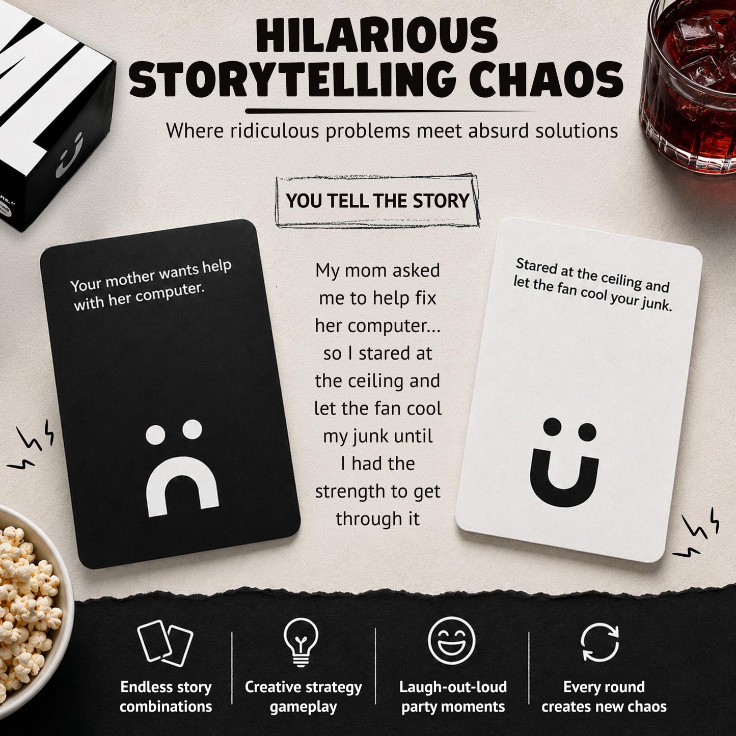 FMLaGame Adult Games for Game Night - Card Games for Adults, Adult Party Games for Adults Card Game Enthusiasts. Viral Funny & Hilarious Card Games