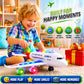 Toysery Airbus A380 Bump and Go Airplane Toy, Lights & Sounds, Ages 3-12