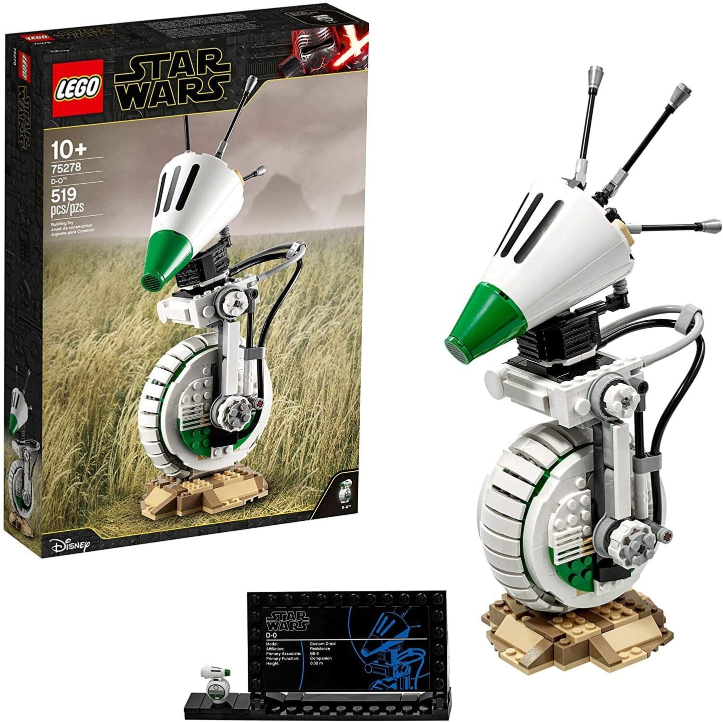 LEGO Star Wars: The Rise of Skywalker D-O 75278 Building Kit; Collectible Star Wars Character and a Cool Birthday Gift, Holiday Present or Fun