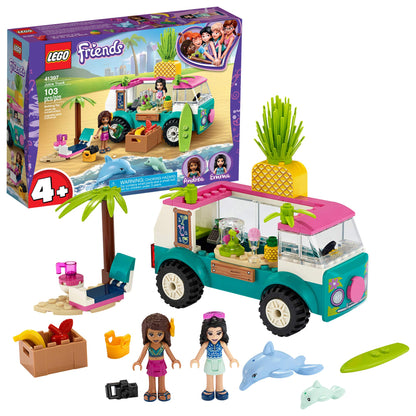 LEGO Friends Juice Truck LEGO Truck 41397 Building Kit; Kids Food Truck Featuring LEGO Friends Emma Mini-Doll Figure, New 2020 (103 Pieces)