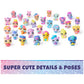Hatchimals Alive Collectibles 30 Egg Mystery Value Pack - Mini Figures Ultimate Cracking Set: Who Will You Hatch - Stocking Stuffer Pack -30 Unique