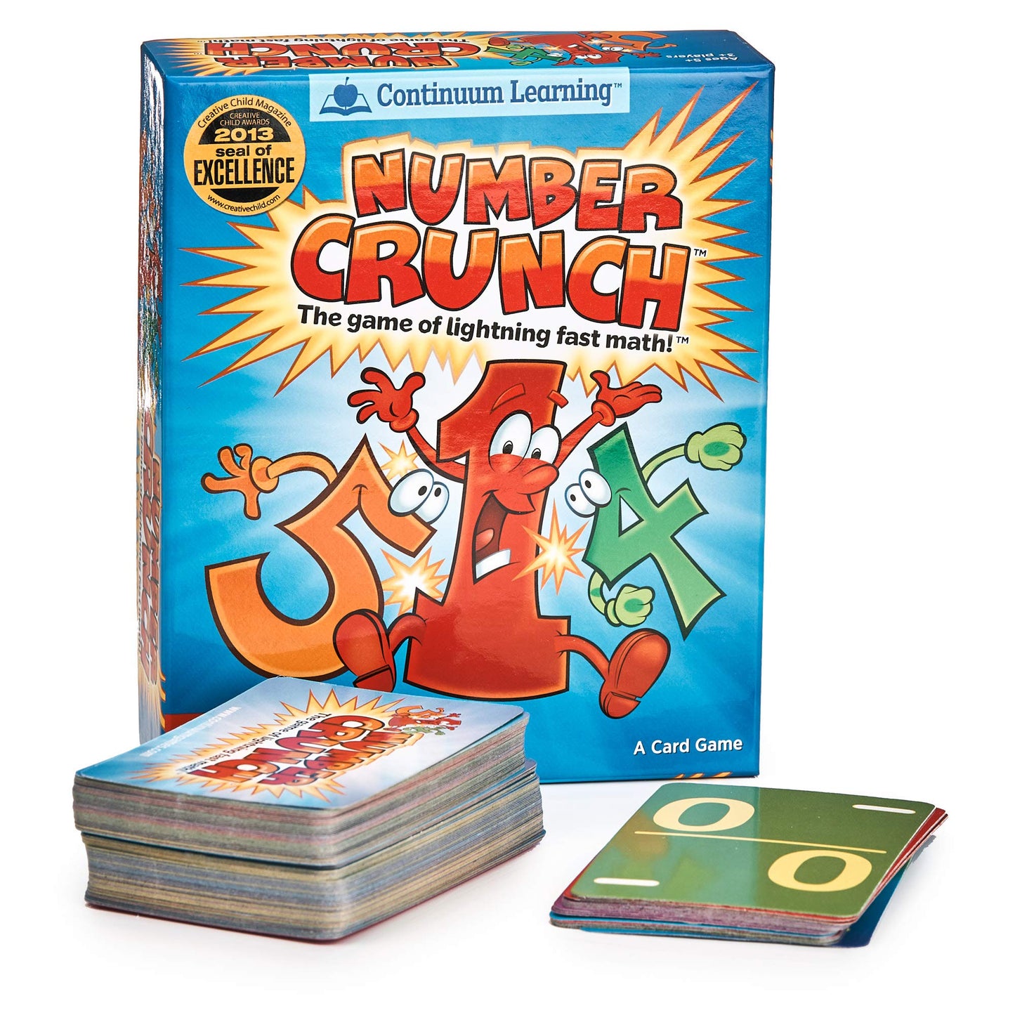 Continuum Games Learning Number Crunch Lightning Fast Math Games for Kids, Practice and Learn Addition, Subtraction, Multiplication & Division