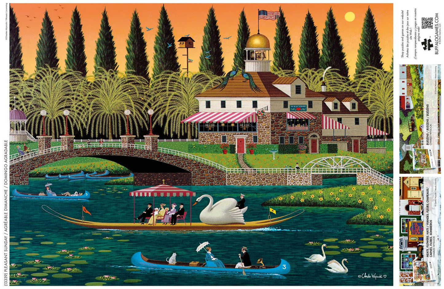 Buffalo Games - Charles Wysocki Pleasant - 1000 Piece Puzzle for Adults