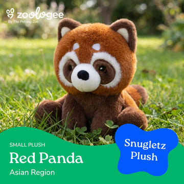 The Petting Zoo Red Panda Stuffed Animal Plushie, Gifts for Kids, Snugletz Zoologee Plush Toy, 7 in