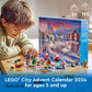 LEGO City 2024 Advent Calendar, Holiday Countdown Gift for Ages 5 and Up, 24 Surprises for Kids, Fun Miniature Christmas Figures with Festive