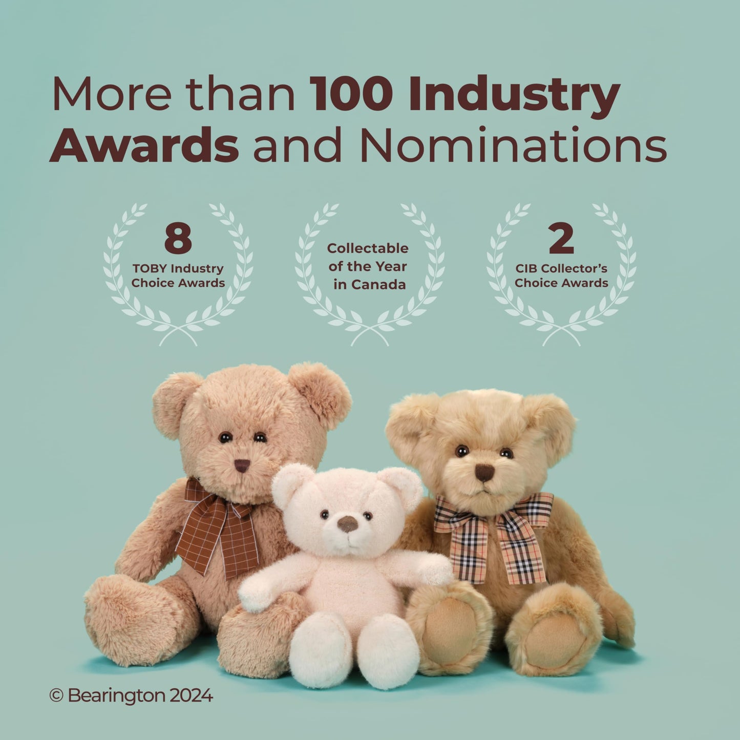 Bearington Theodore Teddy Bear Stuffed Animal - 17" Soft Teddy Bear Plush Toy with Fluffy Fur and Huggable Design - Adorable Classic Cuddly Gift