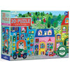 eeBoo Yumi's Village 20 Giant Piece Children's Puzzle, 15" x 11"