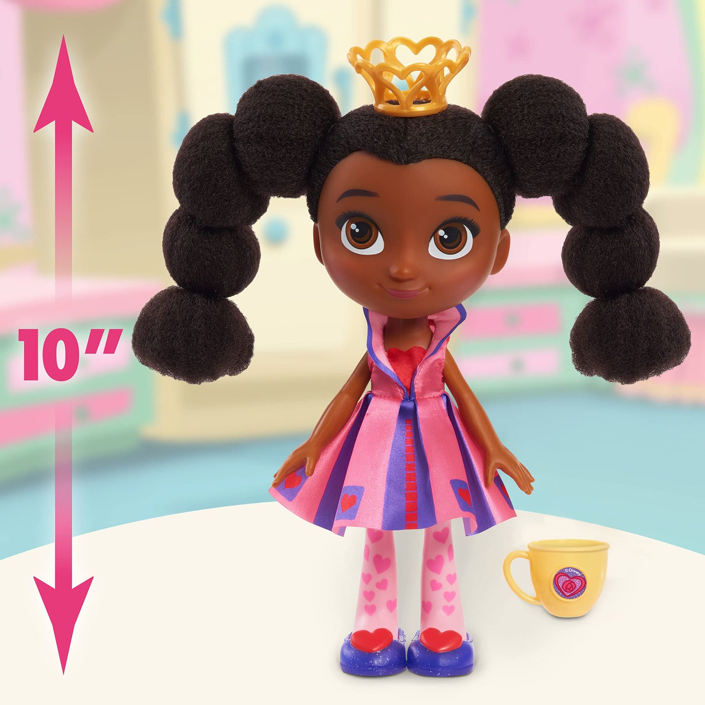 Disney Junior Alice’s Wonderland Bakery Rosa Doll and Accessories, Kids Toys for Ages 3 Up by Just Play
