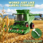 Uarzt Remote Control Combine Harvester Tractor Toy with Corn Head, RC Tractor Toys for Kids 3+, Light/Spray/Sound/1/24 Scale, Farm Toy Combine