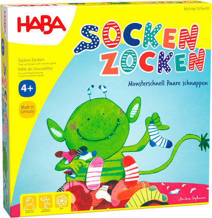 HABA Socken Zocken - Lucky Sock Dip Matching & Memory Game