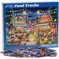 Food Trucks Jigsaw Puzzle 1000 Piece by Vermont Christmas Company - Fully Interlocking & Randomly Shaped Pieces - 26 5/8" x 19 1/4"