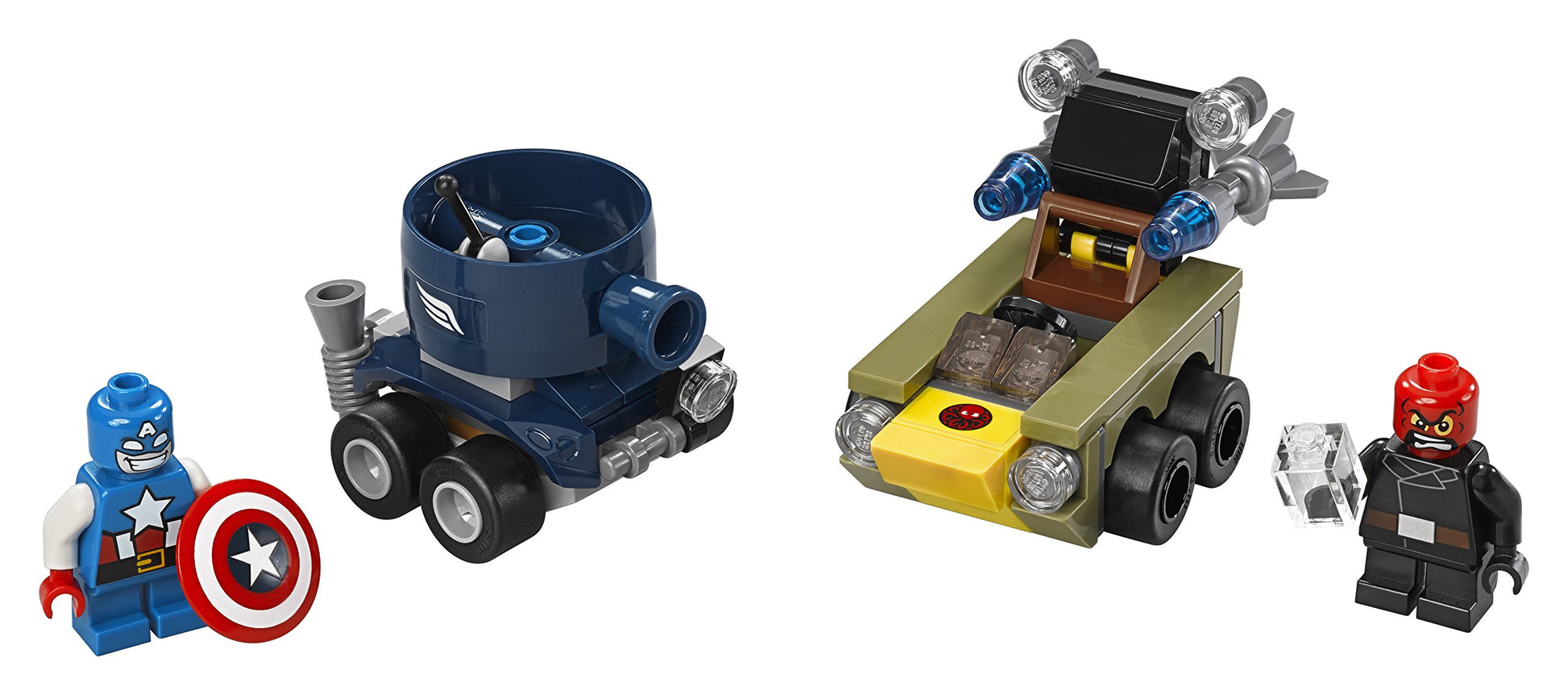 LEGO Super Heroes Mighty Micros: Captain America vs Red Skull 76065 Building Kit (95 Piece)