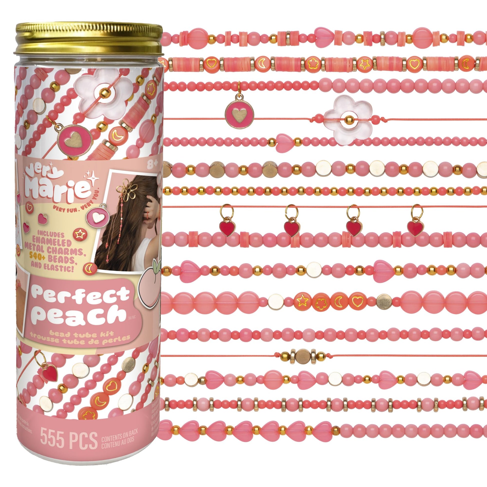 Very Marie - Perfect Peach Bead Tube
