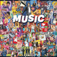 White Mountain 1000 Piece Jigsaw Puzzle Rock Pop Legends Collage, Music