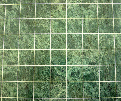 Handley House Dolls Miniature Flooring Green Marble Tile Sheet