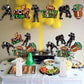 24PCS Football Centerpieces Sticks for Table Football Party Table Decorations Football Table Decor Stick for Vase Photo Booth Props