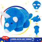 Glow Guards 16''Light up Musical Triceratops Dinosaur Stuffed Animal,Soft Singing LED Dinosaur Plush Toy with Magic Night Lights&Lullaby,Birthday