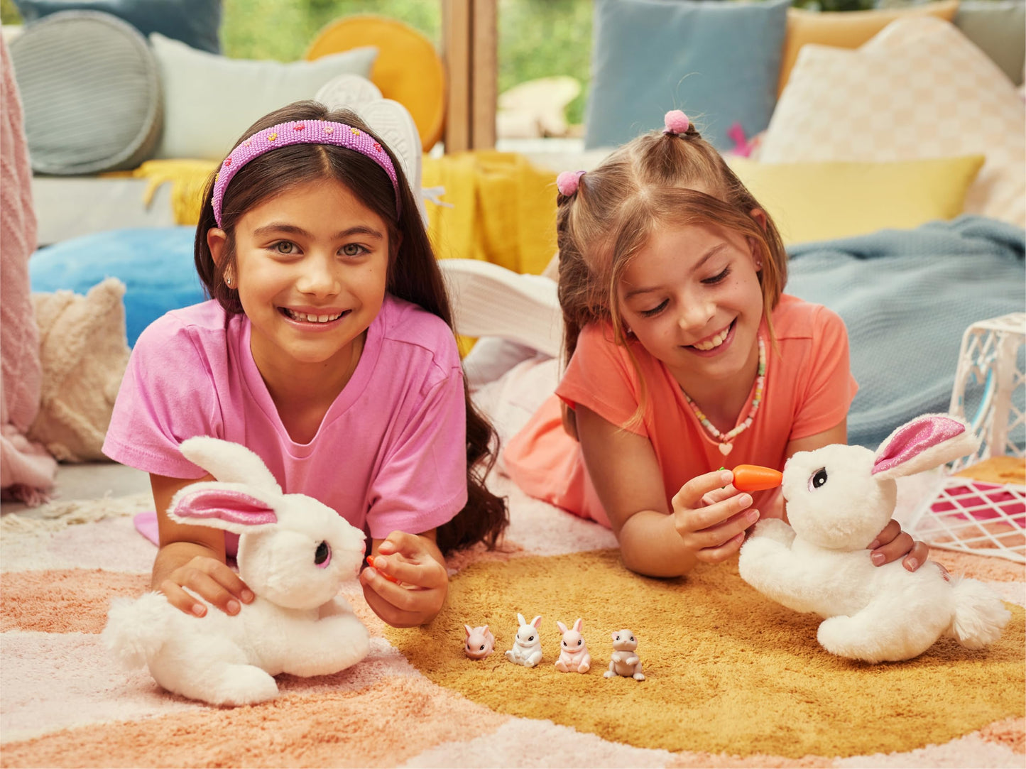 Pets Alive Mama Bunny & Baby Surprise, Series 1, Electronic Pet for Girls, Mail Box