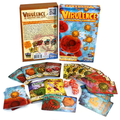 Virulence: an Virus-Themed Card Game | Biology Board Game for Kids, Teens, Adults, and Teachers | Fun & Engaging Science-Accurate Game to Learn